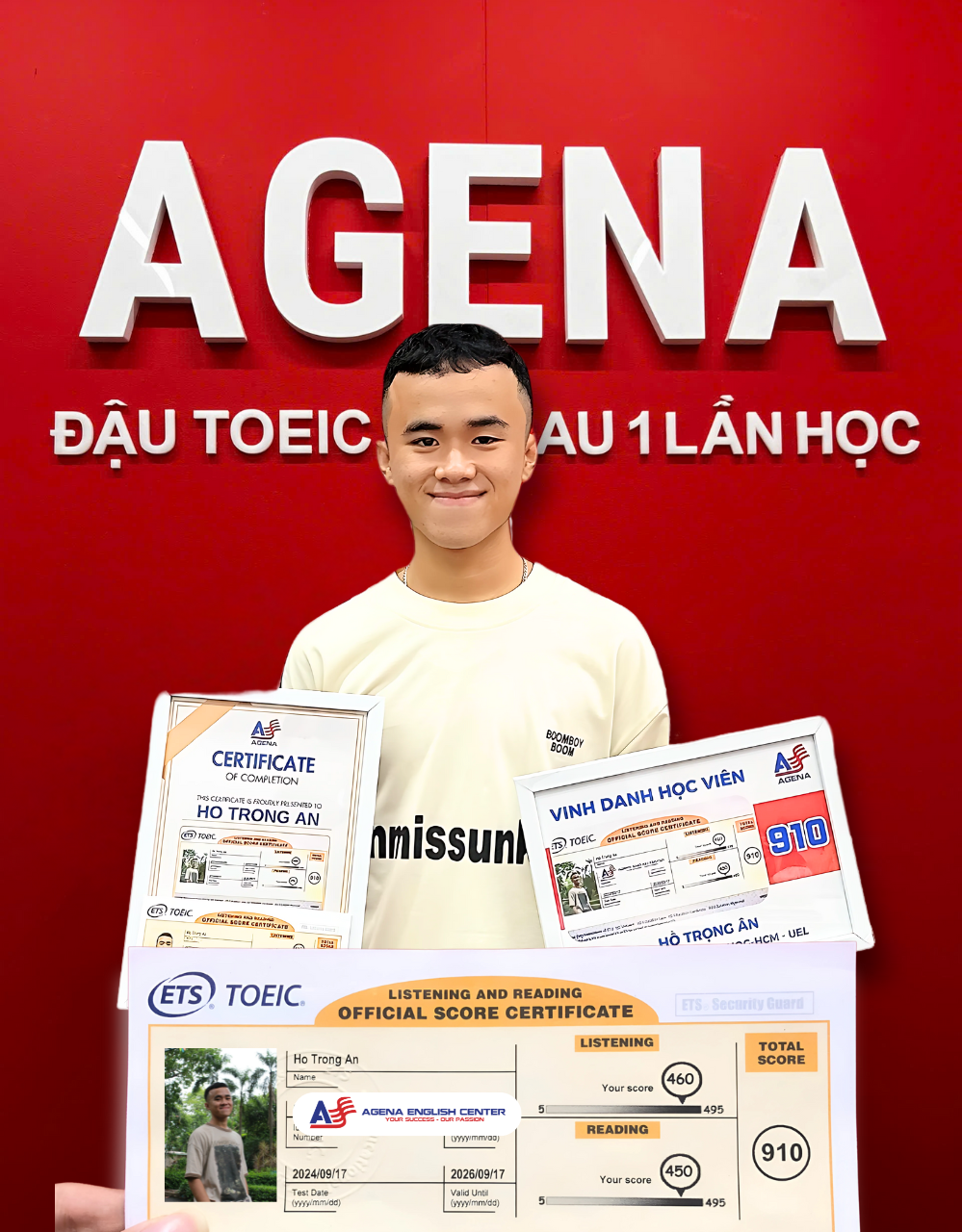 Thi toeic online agena english center